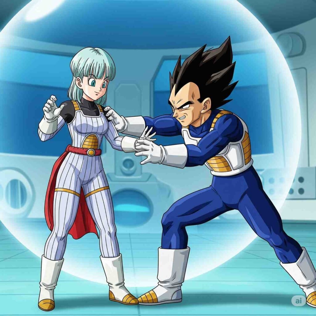 188711 Bulma entrenando con Vegeta