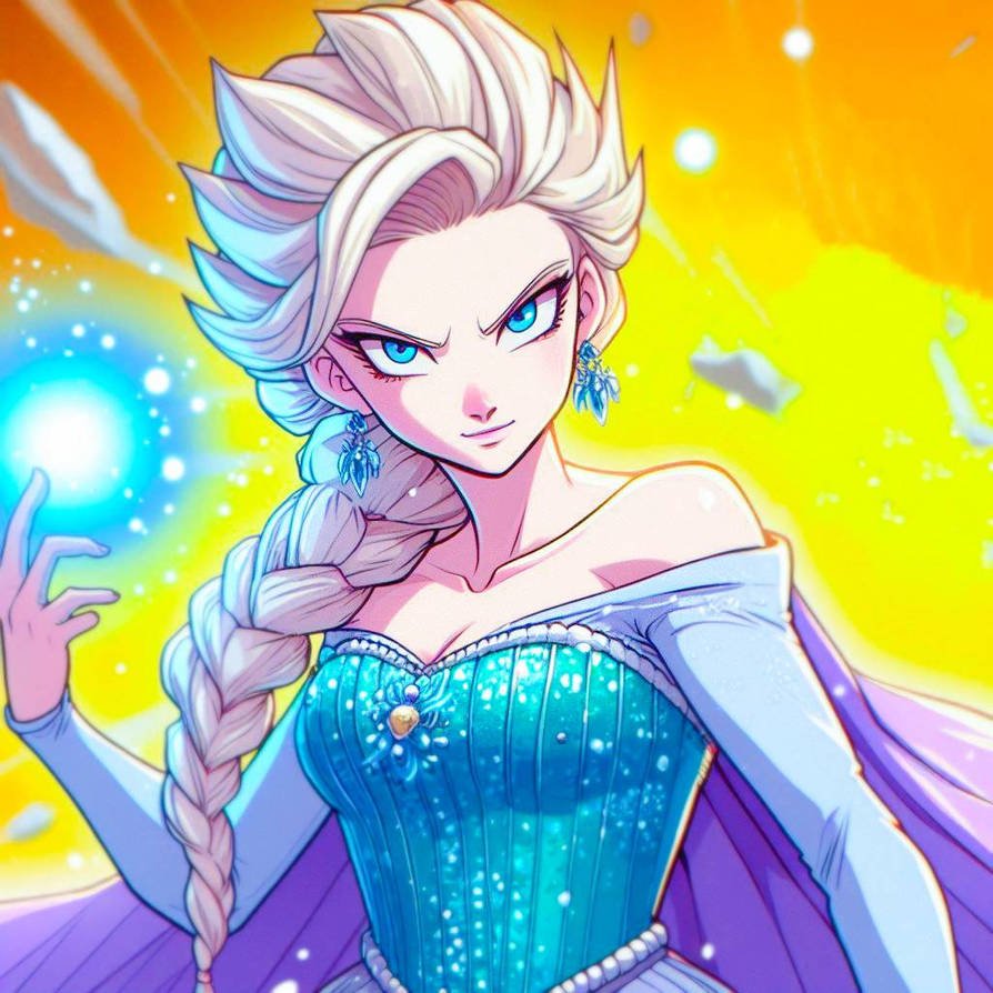 elsa-fanart-supersaiyan