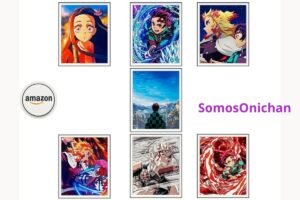 Estos pósters legendarios decorativos para tu casa de Tanjiro Kamado y compañía no debe faltar en tu sala o espacio personal, en Amazon.
