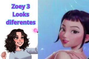 Como se vería Zoey de las guerreras kpop con 5 looks diferentes. ¡Muchas más opciones!