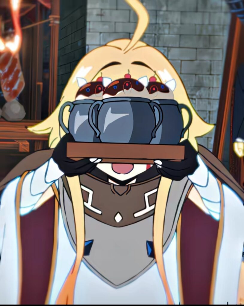 La diosa Teoritta compra 3 helados, apesar de que la capital de la orden había dicho que no, su amabilidad y forma de siempre pensar en los demás es mayor, algo que hace querer dar todo contra el próximo rey demonio para ayudar a la diosa