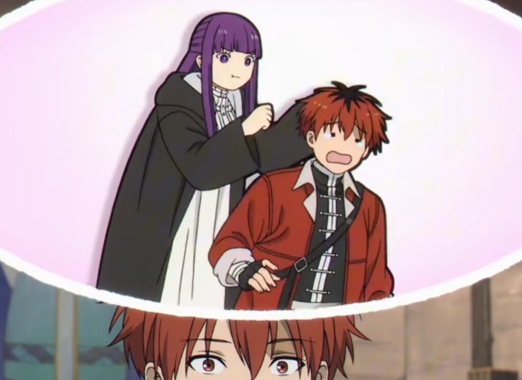 Stark se imagina que Fern le pegará como siempre lo hace por proponerle una cita